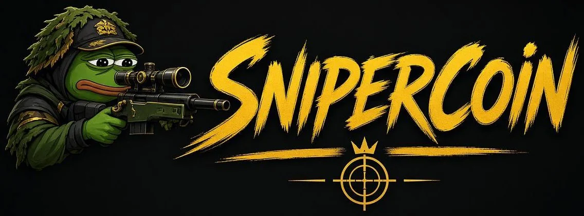 SniperCoin frog lining up a shot